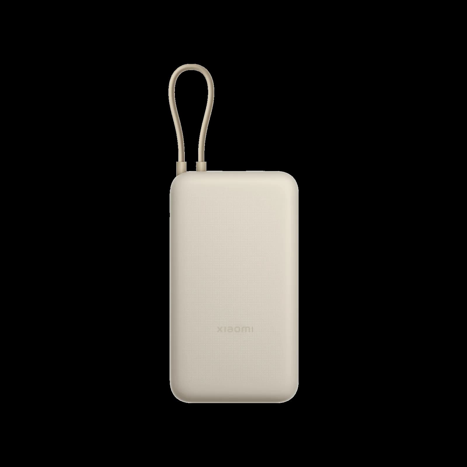Xiaomi Power Bank 20000mAh 33W — Câble Intégré, Charge Rapide, Blanc